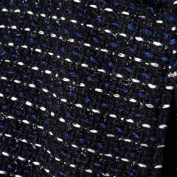 Dolan Women’s Tweed Jacket Old Money Office Siren Quiet Luxury Tailored Fit S - Picture 5 of 11